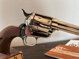1980 Colt SAA, .44 Special, Nickel, Walnut, Original Box and Papers - LNIB - Image 12 of 20