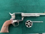 1980 Colt SAA, .44 Special, Nickel, Walnut, Original Box and Papers - LNIB - Image 19 of 20