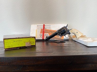 1982 Colt Custom Shop, .45, Ivory, Blue/CCH - Box and Papers! - Image 1 of 20