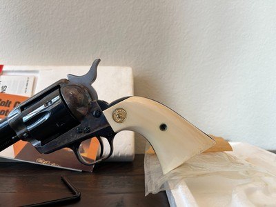 1982 Colt Custom Shop, .45, Ivory, Blue/CCH - Box and Papers! - Image 3 of 20