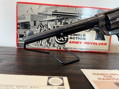 1973 Colt SAA 2nd Gen - .45 with box - Minty! - Image 4 of 13