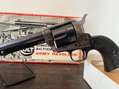 1973 Colt SAA 2nd Gen - .45 with box - Minty! - Image 3 of 13