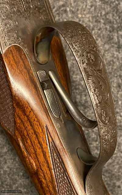 Charles Daly Diamond Quality Prussian 12 Gauge, Factory Single trigger, Vent Rib, Original. - Image 9 of 19