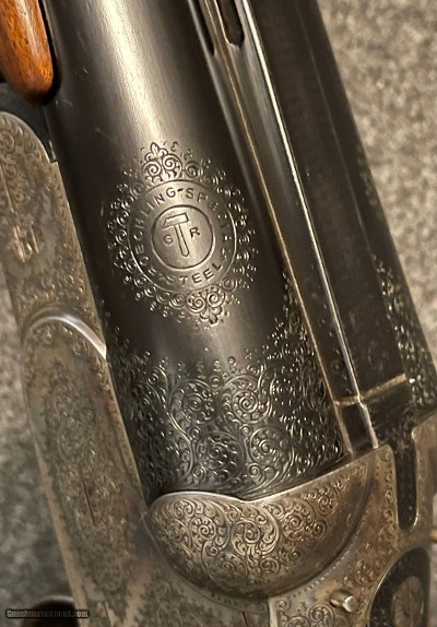 Charles Daly Diamond Quality Prussian 12 Gauge, Factory Single trigger, Vent Rib, Original. - Image 17 of 19