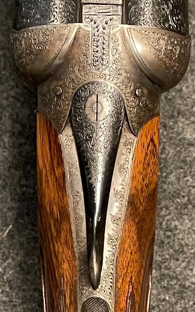 Charles Daly Diamond Quality Prussian 12 Gauge, Factory Single trigger, Vent Rib, Original. - Image 10 of 19