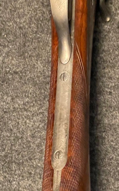 Galand .500BPE/ 12 Gauge Drilling Straight Hand, Peep Sight - Image 13 of 17