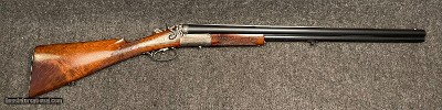 Galand .500BPE/ 12 Gauge Drilling Straight Hand, Peep Sight - Image 6 of 17