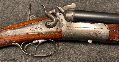Galand .500BPE/ 12 Gauge Drilling Straight Hand, Peep Sight - Image 4 of 17