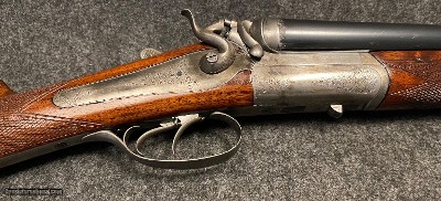 Galand .500BPE/ 12 Gauge Drilling Straight Hand, Peep Sight - Image 14 of 17