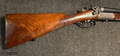 Galand .500BPE/ 12 Gauge Drilling Straight Hand, Peep Sight - Image 3 of 17