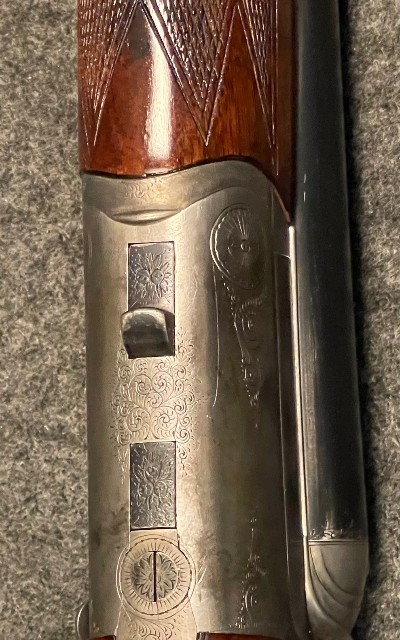 Galand .500BPE/ 12 Gauge Drilling Straight Hand, Peep Sight - Image 16 of 17