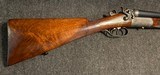 Galand .500BPE/ 12 Gauge Drilling Straight Hand, Peep Sight - Image 3 of 17
