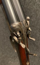Galand .500BPE/ 12 Gauge Drilling Straight Hand, Peep Sight - Image 7 of 17