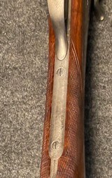 Galand .500BPE/ 12 Gauge Drilling Straight Hand, Peep Sight - Image 13 of 17
