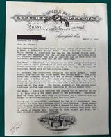 Smith & Wesson Schofield Model 3 Second ModelExcellent! Jinks Letter - 9 of 14