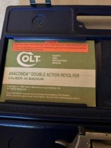 1990 Colt Anconda with paper box, instructions, and plastic case few rounds thru it - 8 of 8