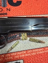 PRE-WAR COLT 1911 SEMI AUTO PISTOL 38 SUPER ~ MADE IN 1934 ~ - 2 of 4