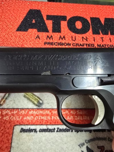 Colt 38 Super 70 Series Made 1975 - Image 2 of 5