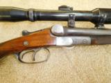 9.3x74 double rifle made by C.
Gunterman - 4 of 12