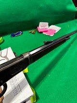 1894 Winchester rifle take down, half round 26 inch threaded for maxim silencer with cap . 32 win special. - 10 of 14
