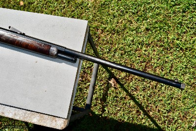 1894 Winchester rifle take down, half round 26 inch threaded for maxim silencer with cap . 32 win special. - Image 7 of 14
