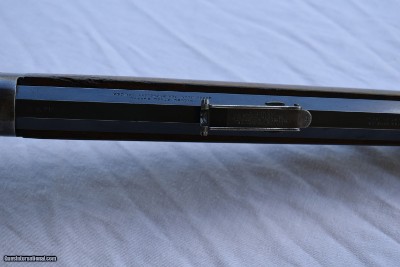 1894 Winchester rifle take down, half round 26 inch threaded for maxim silencer with cap . 32 win special. - Image 12 of 14