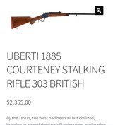 Uberti Courtney stalking rifle - 2 of 11