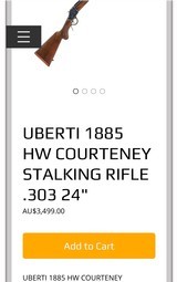 Uberti Courtney stalking rifle - 3 of 11