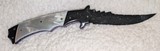 Butch Vallotton Blue Bit*h custom dual action auto folder knife - 5 of 7