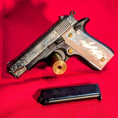 Colt Government Model 380 commemorative/ custom - Image 1 of 6