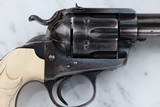 RARE 1901 Colt Bisley-Model Target .32-20 – Factory Carved Ivory Grips – Nebraska and Wyoming Ranching History - 4 of 15