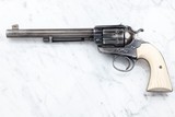 RARE 1901 Colt Bisley-Model Target .32-20 – Factory Carved Ivory Grips – Nebraska and Wyoming Ranching History - 5 of 15