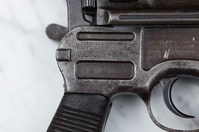 Vietnam Bring-Back Mauser Post-War Bolo C96 - Chinese Civil War Era Plaque and Later North Vietnam Capture Gun - Includes Bring-Back Paper 7.63 Mauser - Image 7 of 14