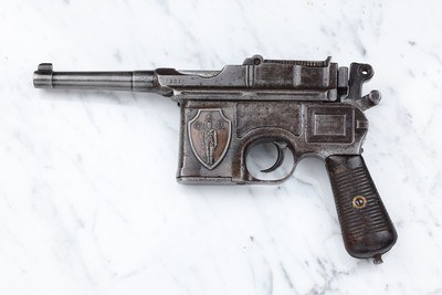 Vietnam Bring-Back Mauser Post-War Bolo C96 - Chinese Civil War Era Plaque and Later North Vietnam Capture Gun - Includes Bring-Back Paper 7.63 Mauser - Image 1 of 14