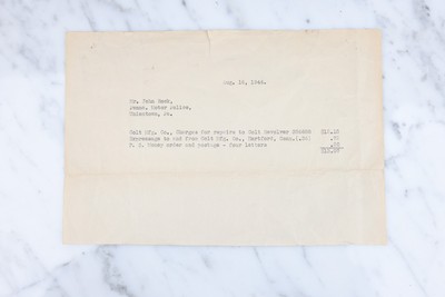 1928 Colt Detective Special With RARE WWII Colt Factory Rework Provenance and Ownership History - Wild West Shooter and Later PA State Police - Image 6 of 15