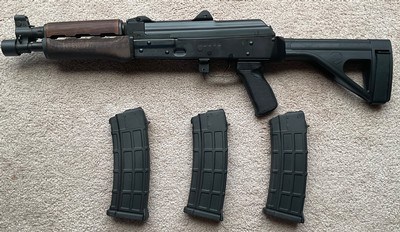 Zastava ZPAP85 10 inch barrel Pistol