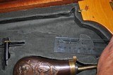 Pistol Case for Percussion / Black Powder - All Wood with associated Ammo items and more. - 7 of 13