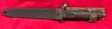 VG Condition Factory German H&K Original Vintage Date Coded 12-Rib Bayonet & Sheath Plus a Factory Bayo-Adapter