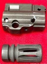 New & Unfired HK-MR556 Factory Gas Block & Flash Hider from 16