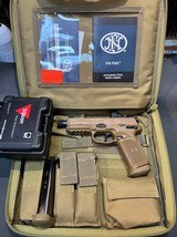 FNX TACTICAL .45 ACP FDE incl Trijicon RMR RM06 Case and 4 Hi cap mags