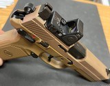 FNX TACTICAL .45 ACP FDE incl Trijicon RMR RM06 Case and 4 Hi cap mags - 7 of 7