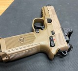 FNX TACTICAL .45 ACP FDE incl Trijicon RMR RM06 Case and 4 Hi cap mags - 3 of 7