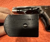 RARE -TWO TONE - BERETTA 84BB, (STAINLESS & BLUE) , ITALIAN IMPORT PROOFED,.380 cal. (9mm short),3 MAGS, WALNUT & FACTORY GRIPS.with BOX - 8 of 14