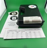 32 MAGNUM W/ LASER SIGHTS AND EXTRA GRIPS, 2 INCH, AIRWEIGHT, LIGHTWEIGHT, STAINLESS/ALUMINUM REVOLVER, CHARTER ARMS UNDERCOVERETTE - 20 of 20