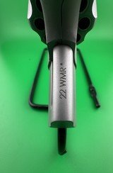 NIB-UNFIRED-TAURUS 942M- 2 INCH, STANLESS, .22WMR(MAGNUM), UPGRADED XS TRITIUM GREEN NIGHT SIGHTS & WOOD GRIPS. W/ BOX AND PAPERWORK - 4 of 19