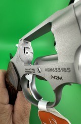 NIB-UNFIRED-TAURUS 942M- 2 INCH, STANLESS, .22WMR(MAGNUM), UPGRADED XS TRITIUM GREEN NIGHT SIGHTS & WOOD GRIPS. W/ BOX AND PAPERWORK - 12 of 19