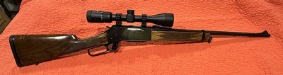 BROWNING MODEL 81, BLR, LEVER ACTION, IN THE SHORT ACTION .308 CAL, WALNUT STOCK 99+% CONDITION -FOR SALE
