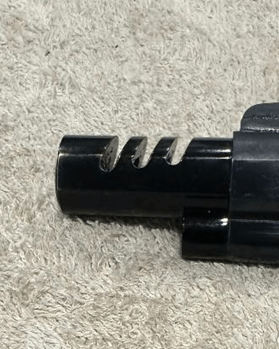 **OFFERS ACCEPTED** SMITH & WESSON MODEL 41 BARREL, 7 3/8 INCHES, WITH MUZZLE BREAK COMPENSATOR. .22 LONG RIIFLE CALIBER - Image 7 of 9