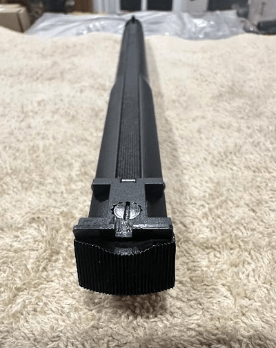 **OFFERS ACCEPTED** SMITH & WESSON MODEL 41 BARREL, 7 3/8 INCHES, WITH MUZZLE BREAK COMPENSATOR. .22 LONG RIIFLE CALIBER - Image 4 of 9