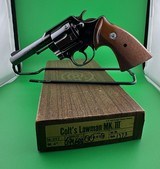 COLLECTORS GRADE: 1973 COLT LAWMAN MKIII, 4 INCH, W/ FACTORY BOX, .357 MAGNUM.- MINT CONDITION - Image 2 of 14